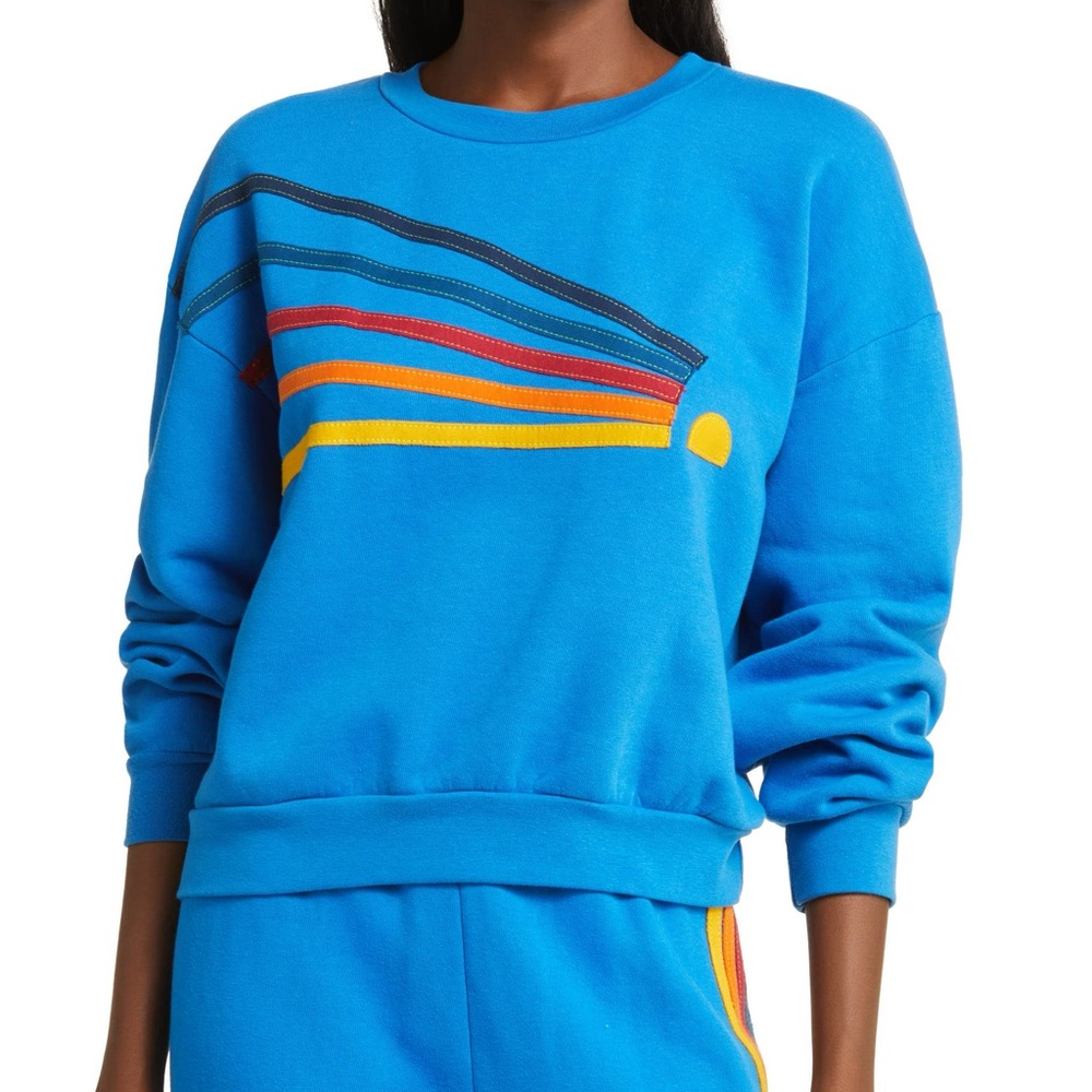 Aviator nation blue daydream crewneck size small. Sold out online.